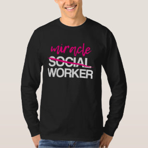 Sozialarbeiter Arbeit LCSW MSW Master-Abschluss 20 T-Shirt