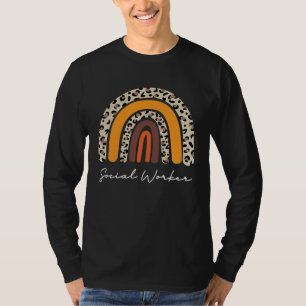 Sozialarbeiter Crew Boho Back School Appreciation  T-Shirt