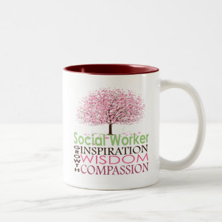 Sozialarbeiter-Geschenke Zweifarbige Tasse