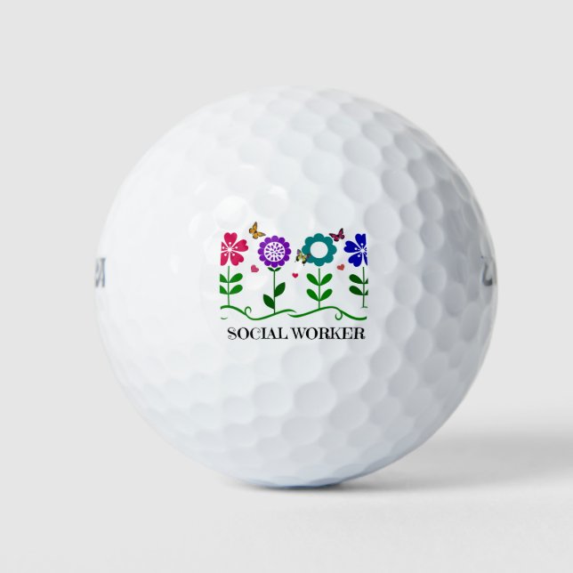 Sozialarbeiter Golfball (Vorderseite)