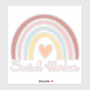 Sozialarbeiter II Aufkleber