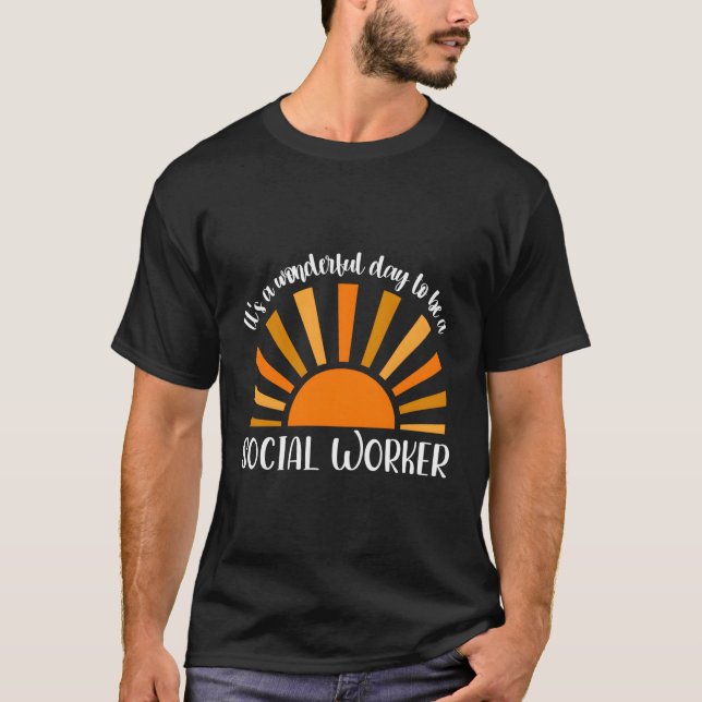 Sozialarbeiter im Monat Sozialarbeiter T-Shirt (Vorderseite)
