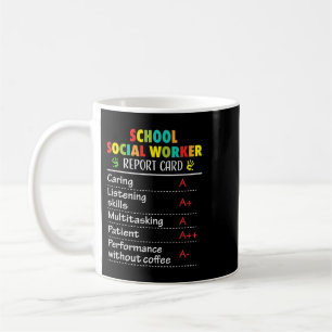 Sozialarbeiter in der Schule Funny Gift für Frauen Kaffeetasse