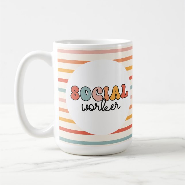 Sozialarbeiter Kaffeetasse (Links)