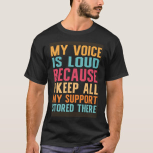 Sozialarbeiter Meine Stimme ist laute soziale Arbe T-Shirt