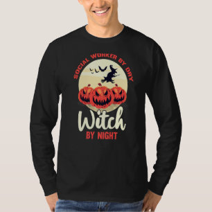 Sozialarbeiter nach trockener Hexe nach nächtliche T-Shirt
