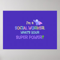 Sozialarbeiter, Pastell Text Funky Design