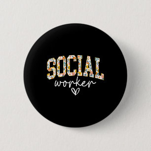 Sozialarbeiter, Schulberater, Sozialarbeiter Button