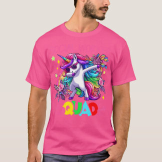 Sozialarbeiter Squad Dabbing Unicorn-Sonnenbrille  T-Shirt