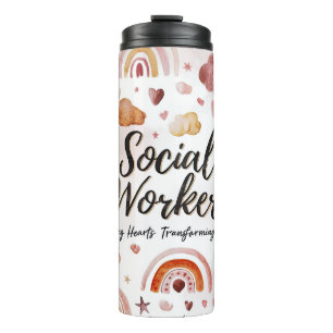 Sozialarbeiter Thermosbecher