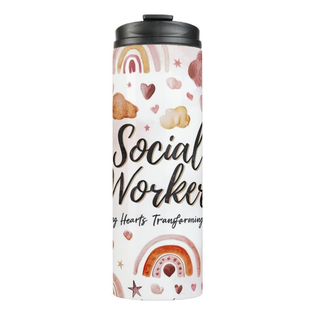 Sozialarbeiter Thermosbecher (Vorderseite)