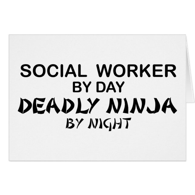Sozialarbeiter tödliches Ninja (Vorderseite (Horizontal))