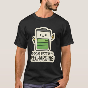 Sozialbatterie: Aufladen — Süße Introvertierte Ene T-Shirt