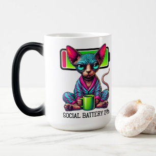 Sozialbatterie Verwandlungstasse