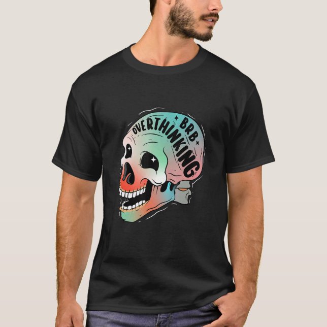 Soziale Ängste für Männer oder Frauen beim Überden T-Shirt (Vorderseite)