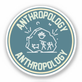 Soziale Anthropologie , Anthropologie-Student Aufkleber