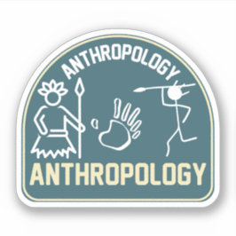Soziale Anthropologie , Anthropologie-Student Aufkleber