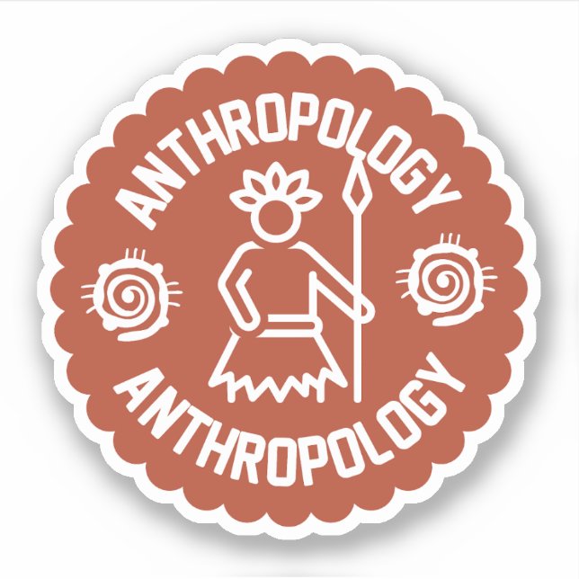 Soziale Anthropologie , Anthropologie-Student Aufkleber (Vorderseite)