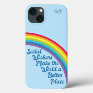 Soziale Arbeit Inspiration Zitat Rainbow Niedlich  Case-Mate iPhone Hülle