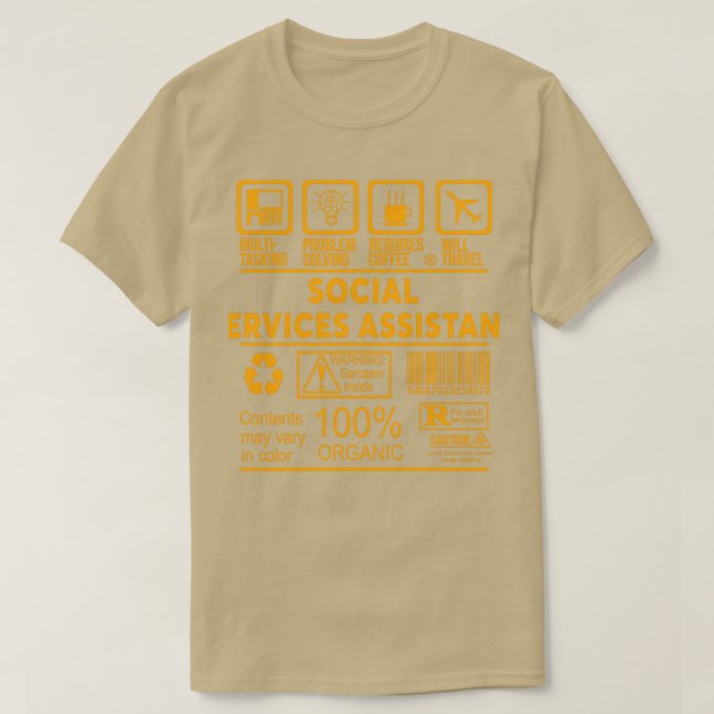 SOZIALE DIENSTLEISTUNGEN HILFENDER SCHÖNE DESIGN 2 T-Shirt (Design vorne)