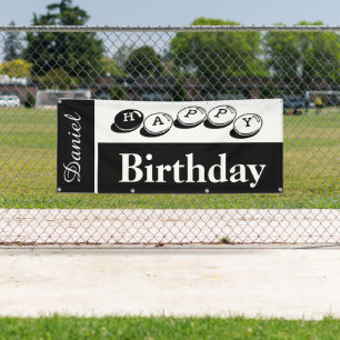 Soziale Distanz zum Geburtstag Banner