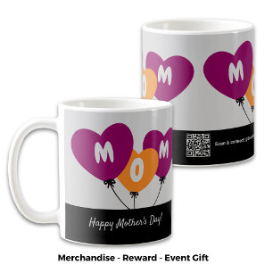 Soziale Mama Herz Ballons Alles Gute zum Muttertag Kaffeetasse