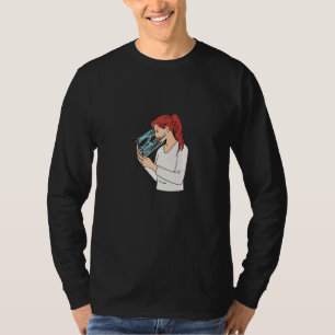 Soziale Medien Angst und digitales Entgiften T-Shirt