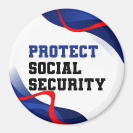 Soziale Sicherheit Politische Anti-Trump-Accessoir Magnet