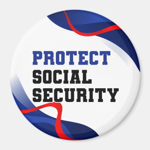Soziale Sicherheit Politische Anti-Trump-Accessoir Magnet