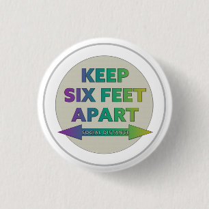 Soziale Trennung Button