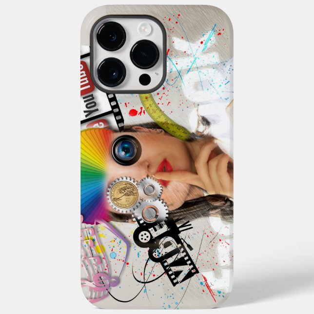 "Sozialen Medien' Case-Mate iPhone 14 Pro Max Hülle (Rückseite)