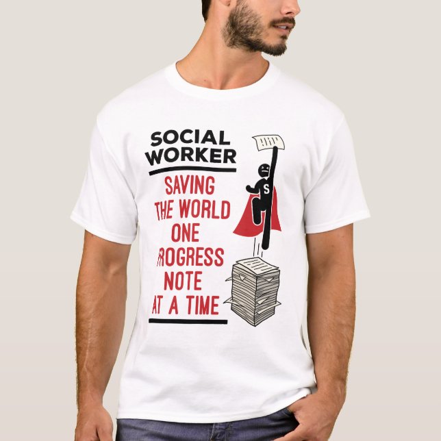 Sozialer Arbeiter: Fantastischer Fortschritt - Soz T-Shirt (Vorderseite)