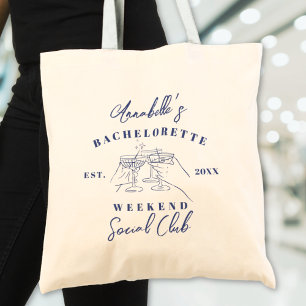 Sozialer Klub Preppy Junggesellinnenabschied Tragetasche