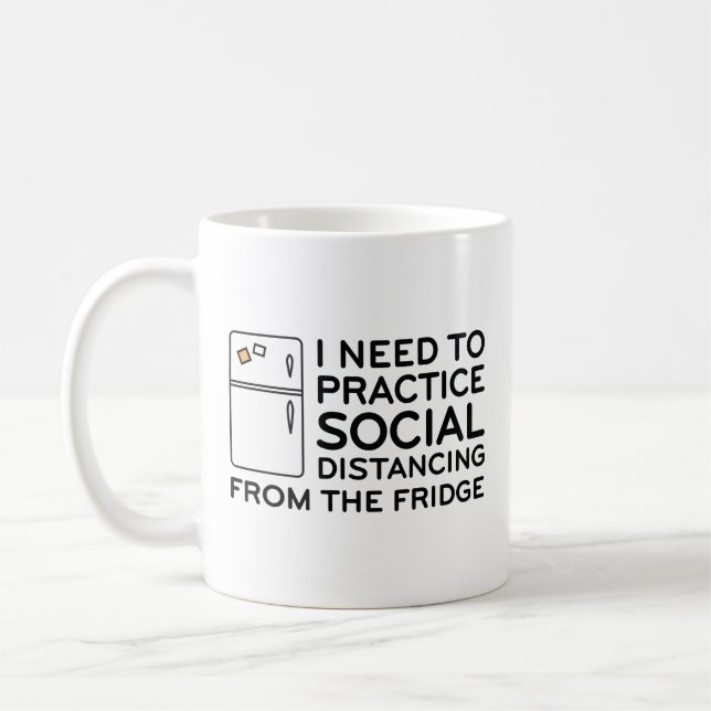Sozialer Kühlschrank Kaffeetasse (Links)