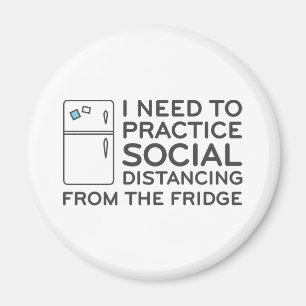 Sozialer Kühlschrank Magnet