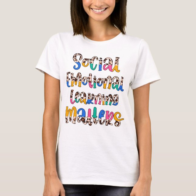 Soziales emotionales Lernen T-Shirt (Vorderseite)