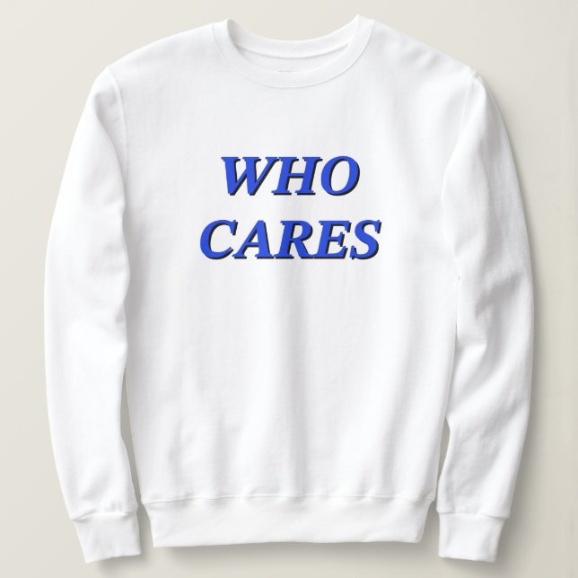 soziales sarkastisches Ideal Nervendesign Sweatshirt (Design vorne)