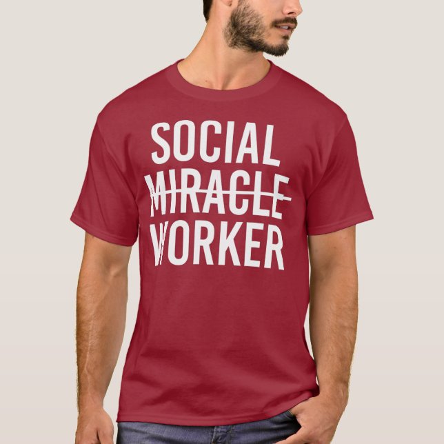 Soziales und nicht Wunder - Geschenk für Männer Fr T-Shirt (Vorderseite)