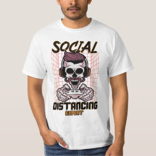 Soziales und professionelles Spieldesign T-Shirt