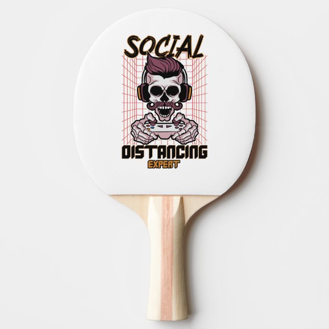 Soziales und professionelles Spieldesign Tischtennis Schläger (Vorderseite)