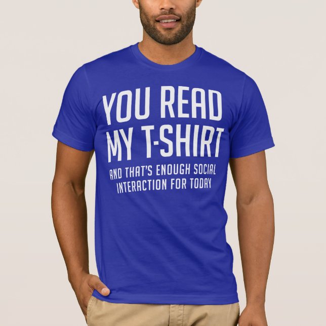 Sozialinteraktion T-Shirt (Vorderseite)