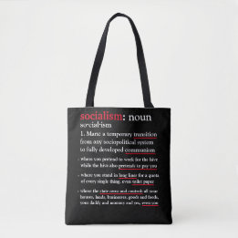Sozialismus definiert (schwarze) Tasche