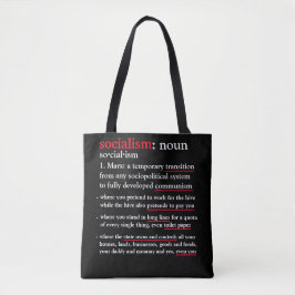 Sozialismus definiert (schwarze) Tasche