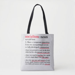 Sozialismus definierte Tasche