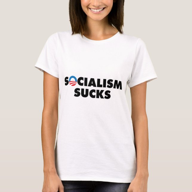 Sozialismus ist zum Kotzen T-Shirt (Vorderseite)
