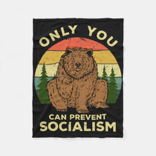 Sozialismus - Russland Liebe Russischer Bär Ussr C Fleecedecke