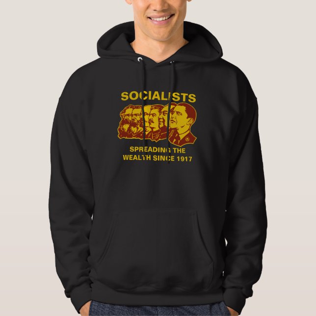 Sozialisten: Den Reichtum verbreiten Hoodie (Vorderseite)