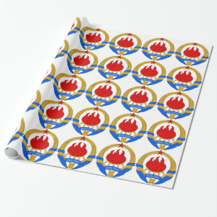 Sozialistische bundesstaatliche Republik von Geschenkpapier