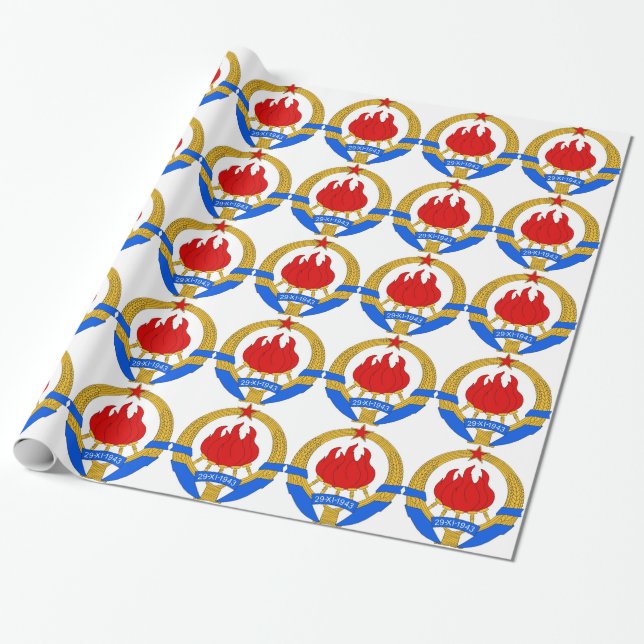 Sozialistische bundesstaatliche Republik von Geschenkpapier (Ungerollt)