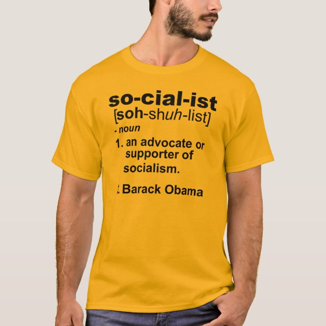 sozialistische Definition T-Shirt (Vorderseite)